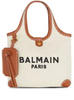 Balmain: Светлая сумка-шоппер  B-Army