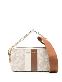 Michael Michael Kors: Белая сумка через плечо 