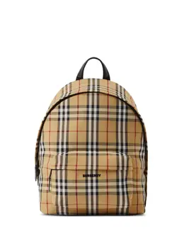 Burberry: Бежевый рюкзак  Vintage Check
