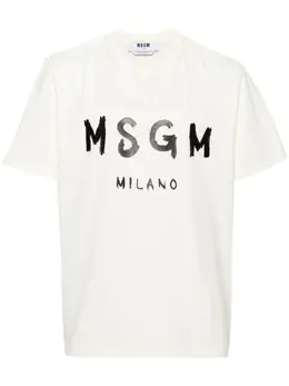 MSGM: Футболка с принтом 