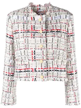 Thom Browne: Куртка  RWB в полоску