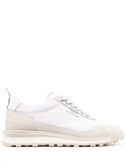 Thom Browne: Белые кроссовки  Tech Runner