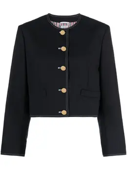 Thom Browne: Куртка  RWB из шерсти