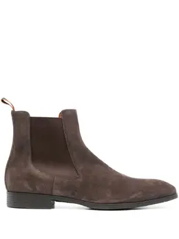 Santoni: Коричневые ботинки 