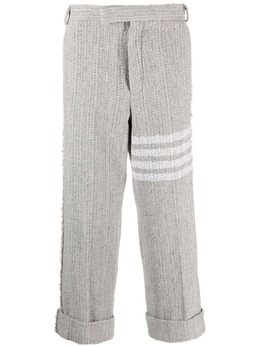 Thom Browne: Хлопковые брюки  4-Bar