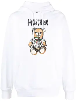 Moschino: Хлопковая толстовка  Teddy Bear