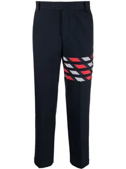 Thom Browne: Брюки  4-Bar в полоску