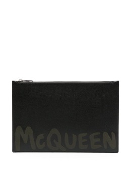 Alexander McQueen: Клатч с принтом 