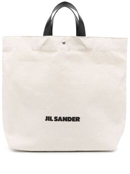 Jil Sander: Сумка-шоппер с принтом 