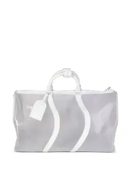 Louis Vuitton Pre-Owned: Белая дорожная сумка 