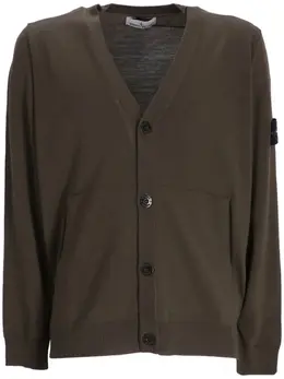 Stone Island: Кардиган  Compass с v-образным вырезом