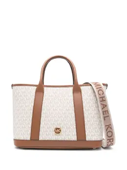 Michael Michael Kors: Белая сумка-шоппер 