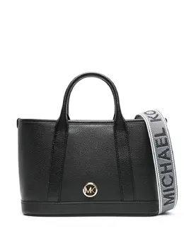 Michael Michael Kors: Чёрная сумка-шоппер 