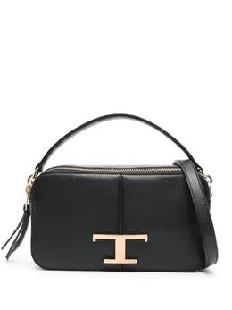 Tod's: Чёрная сумка-шоппер  T