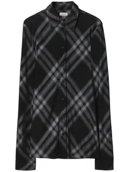Burberry: Рубашка в клетку 
