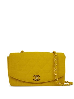 CHANEL Pre-Owned: Жёлтая сумка 