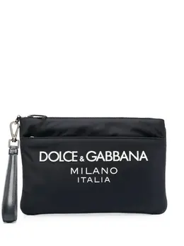 Dolce & Gabbana: Синий клатч 