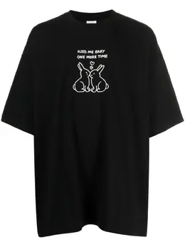 VETEMENTS: Футболка с принтом 