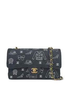 CHANEL Pre-Owned: Синяя сумка 