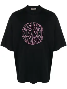Marni: Футболка с принтом 