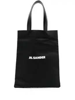 Jil Sander: Сумка-шоппер с принтом 