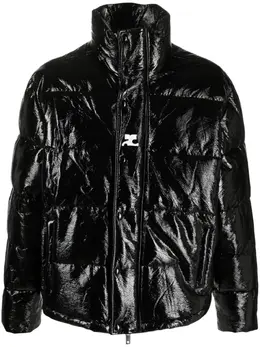 Courrèges: Чёрная куртка 