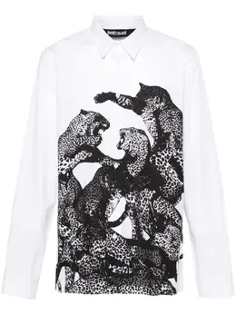 Just Cavalli: Рубашка с принтом 