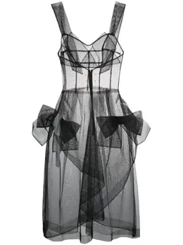 Maison Margiela: Платье с бантом 