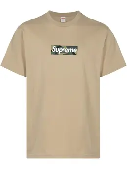 Supreme: Хлопковая футболка  Box Logo