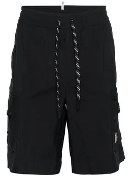Moncler Grenoble: Чёрные шорты 