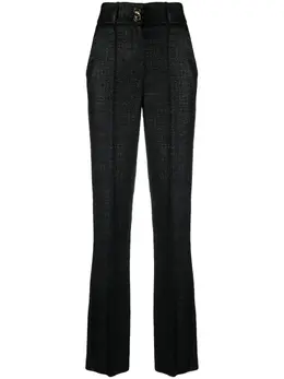 Elisabetta Franchi: Блестящие брюки 
