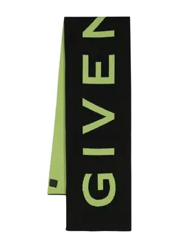 Givenchy: Чёрный шарф 