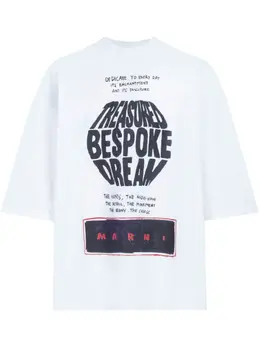 Marni: Футболка с принтом 