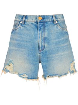 Balmain: Джинсовые шорты 