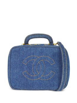 CHANEL Pre-Owned: Голубая сумка 