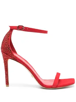 Stuart Weitzman: Красные сандалии  Nudistcurve