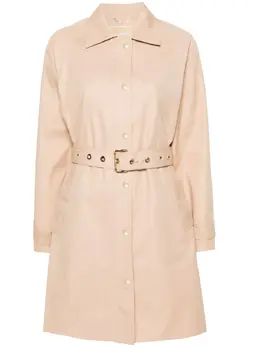 Michael Michael Kors: Бежевый плащ 