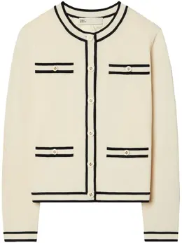 Tory Burch: Белый кардиган  Kendra