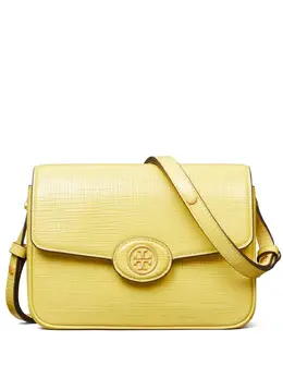 Tory Burch: Жёлтая сумка  Robinson