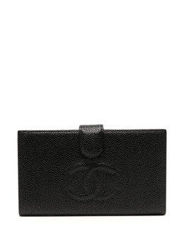 CHANEL Pre-Owned: Чёрный кошелёк 