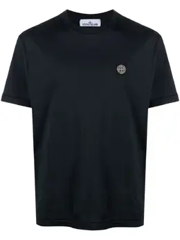 Stone Island: Хлопковая футболка  Compass