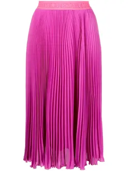 Versace Jeans Couture: Плиссированная юбка 