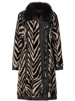 Lanvin Pre-Owned: Шуба с тигровым принтом 