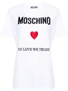 Moschino: Хлопковая футболка 