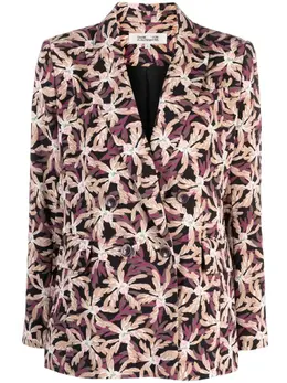 DVF Diane von Furstenberg: Жакет с растительным принтом 