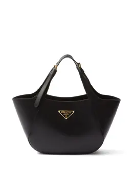 Prada: Чёрная сумка-шоппер 