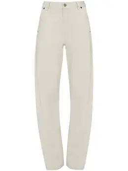 Victoria Beckham: Белые джинсы 