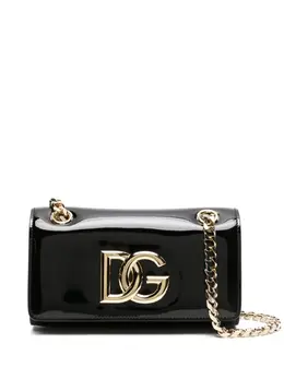 Dolce & Gabbana: Чёрная сумка 