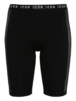 Dsquared2: Чёрные шорты  Icon