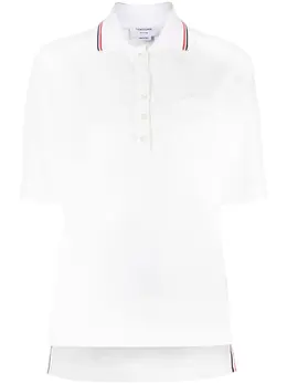Thom Browne: Поло  RWB в полоску